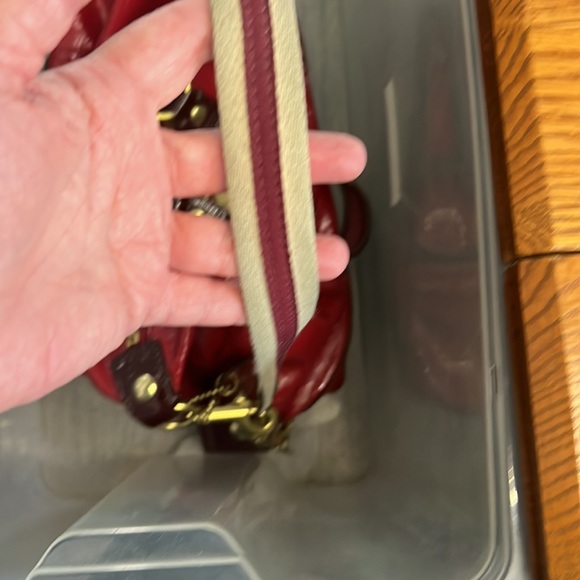 Red Patent Leather Coach bag - Picture 5 of 5